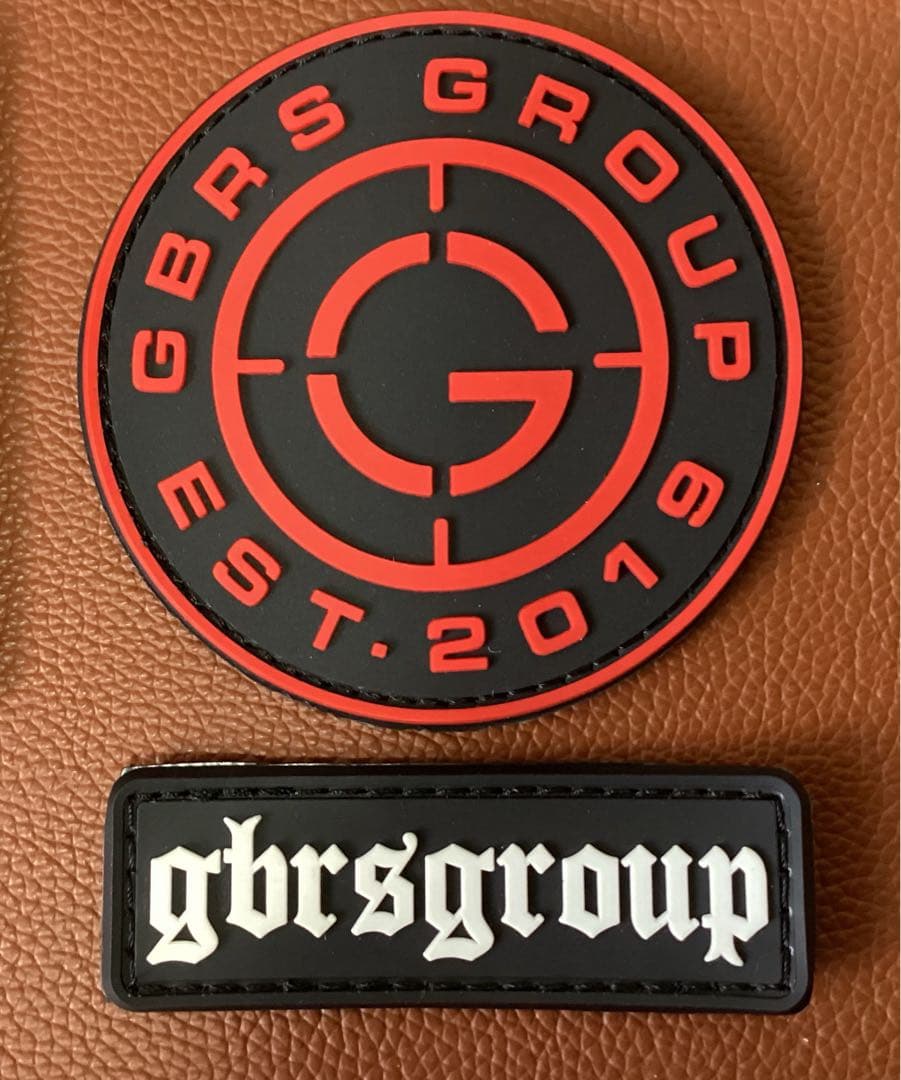 GBRSグループ ミリタリー ラバーパッチベルクロ ワッペン 9枚セット