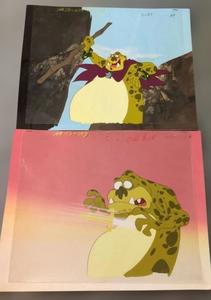虫プロの遺産 なつかしの世界名作アニメ アンデルセン物語❤️「沼の王の娘」セル画