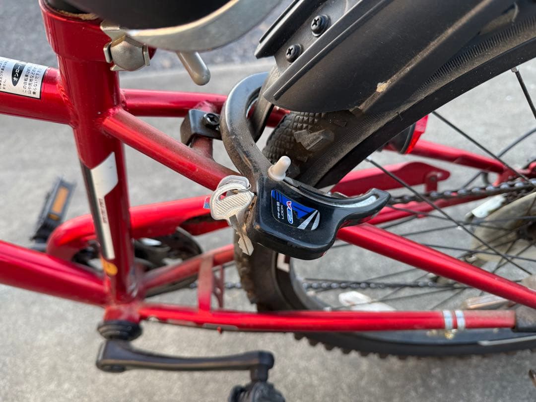 【直接引き渡し限定群馬】24インチ　マウンテンバイクASAHIシマノ６段変速ギア