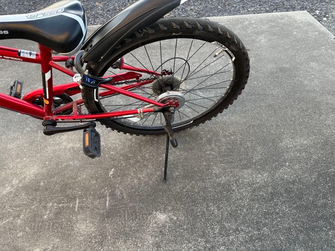 【直接引き渡し限定群馬】24インチ　マウンテンバイクASAHIシマノ６段変速ギア