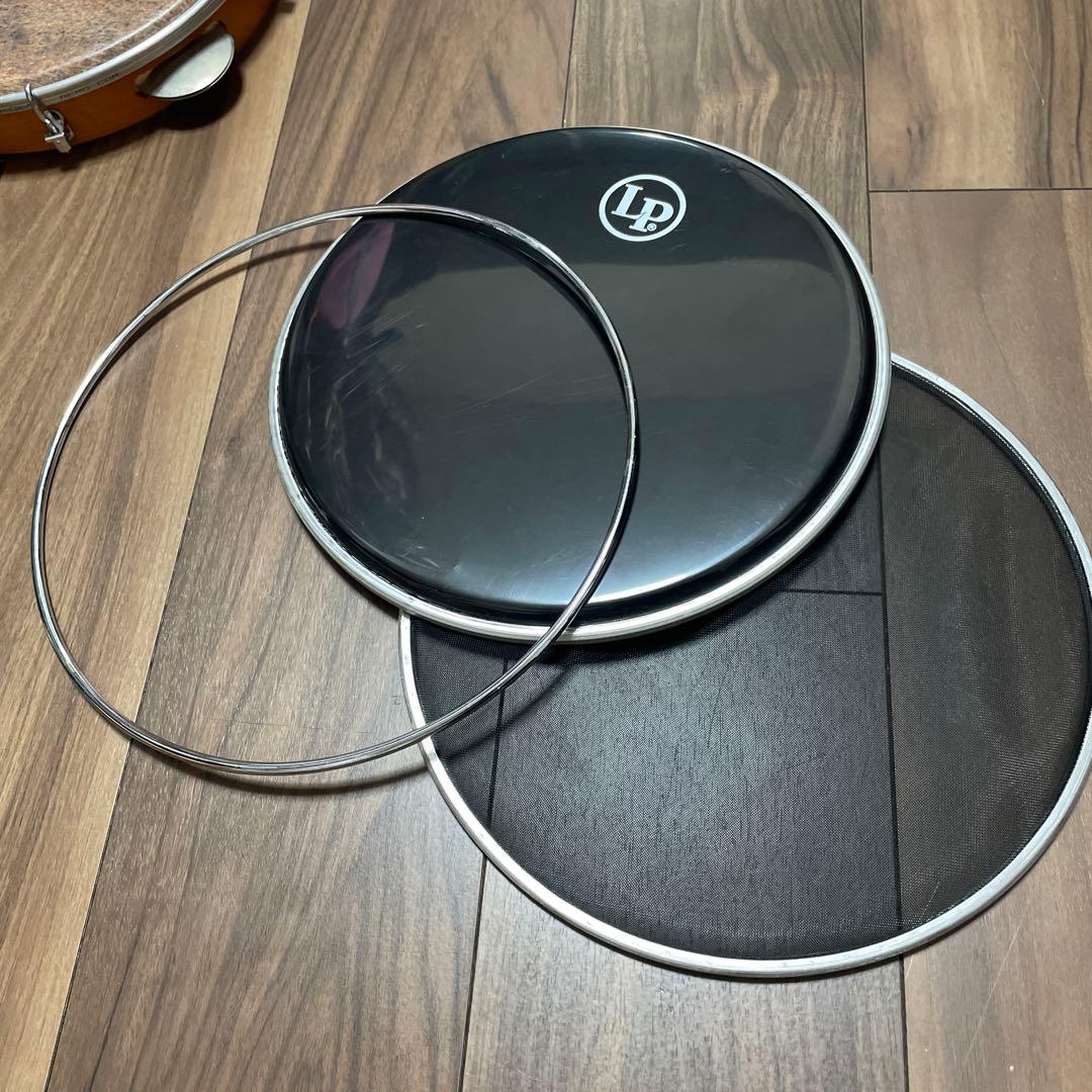 パンデイロ　lp 交換ヘッド、フープ有り‼️美品‼️