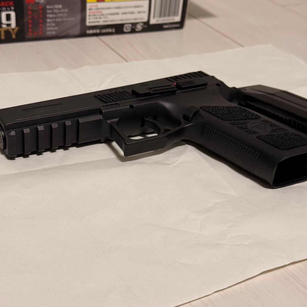 CZ P-09 ガスガン ブラック ガスブローバック ハンドガン KJWORKS