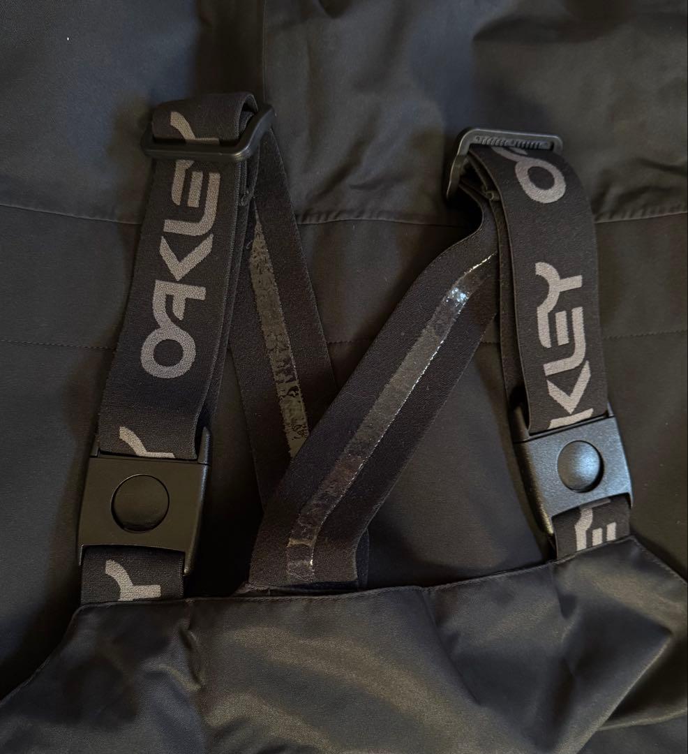 新品 OAKLEY ブラック スノーボード オーバーオール XL