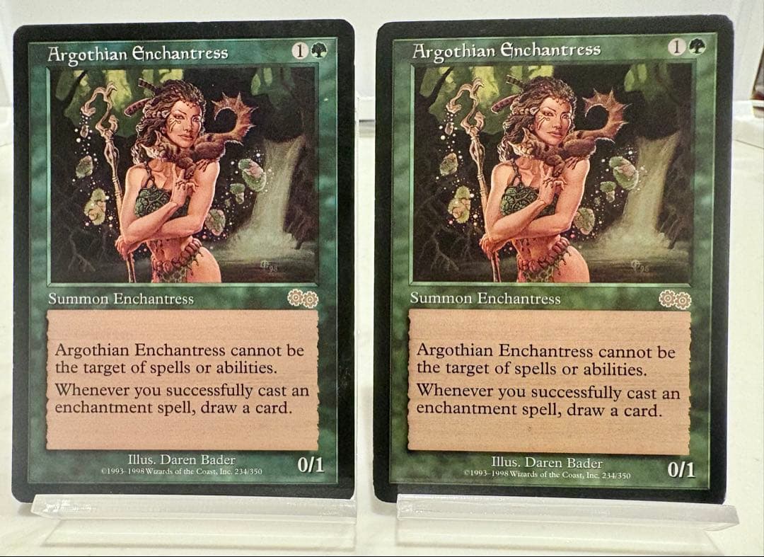 アルゴスの女魔術師/Argothian Enchantress英語版4枚セット