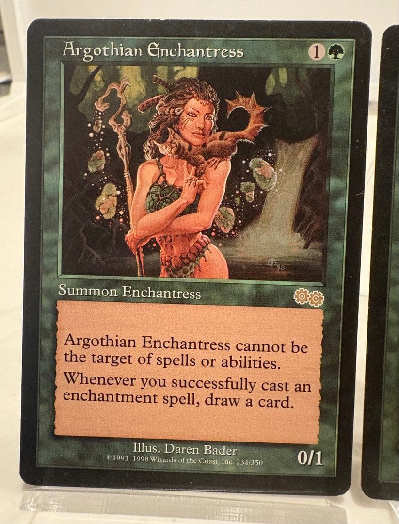アルゴスの女魔術師/Argothian Enchantress英語版4枚セット