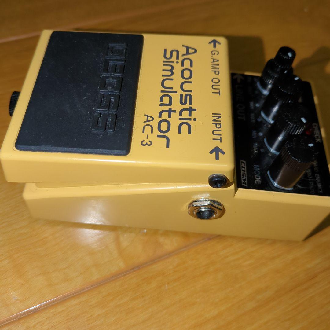 BOSS AC-3 Acoustic Simulatorと電源psa-100s