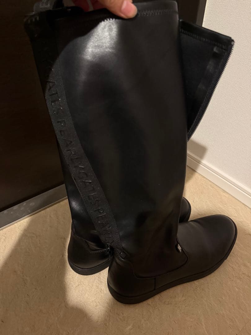 PEARLY GATES ブラック ロングブーツ