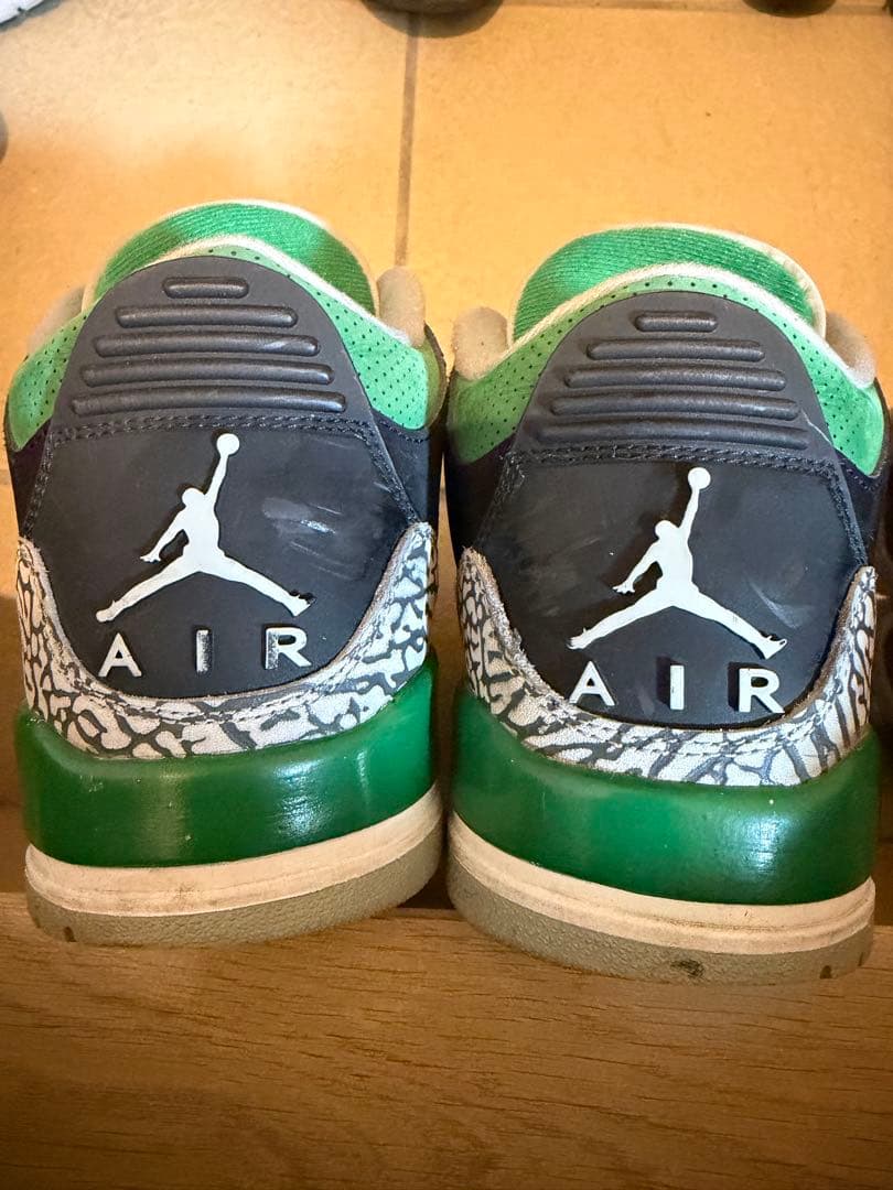 シューズ(男性用) Nike Air Jordan 3 \"Pine Green\"