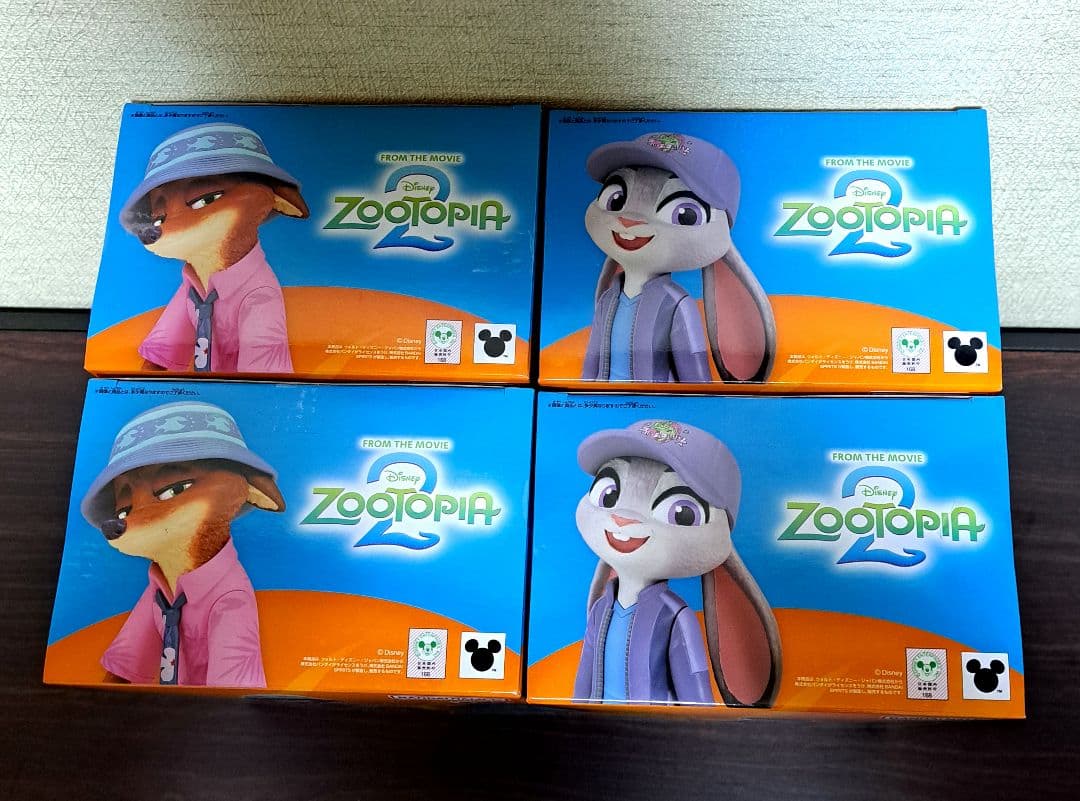 ズートピア2/モニタートップフィギュア/ニック/ジュディ(各2点・４点セット)
