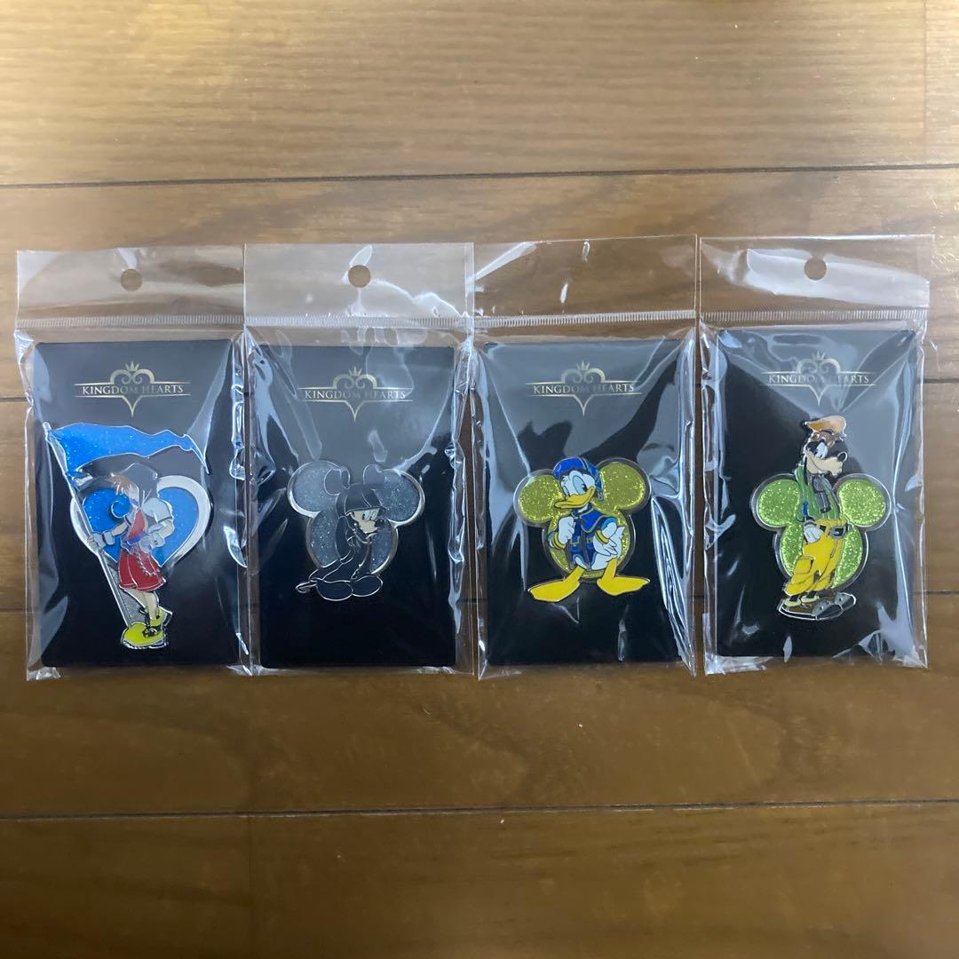 KINGDOM HEARTS キングダムハーツ ピンズ ピンバッジ 4種類セット