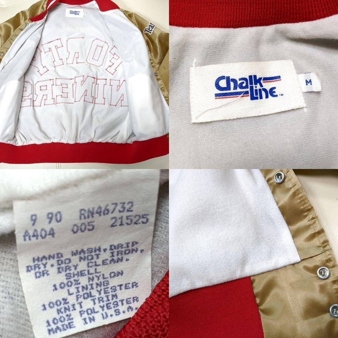 USA製 チョークライン San Francisco 49ers スタジャン M