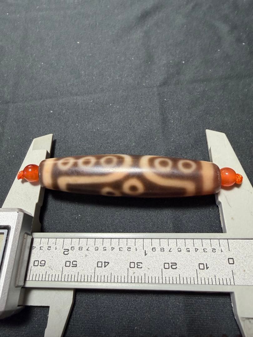 kiza、 良品天珠‼️西蔵老礦紅朱砂十五眼天珠