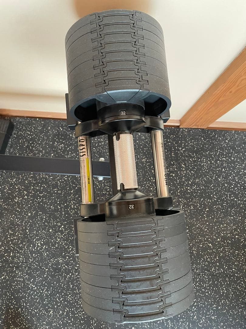 【直接引渡】フレックスベル可変ダンベルセット32kg 4kg刻み　ラック付き