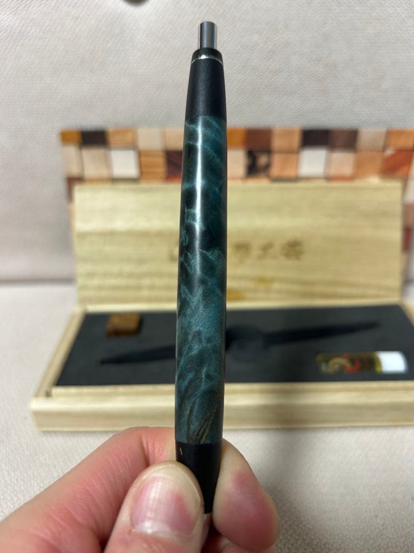 野原工芸　スタビライズドウッド　楓瘤　スタンダードボールペン