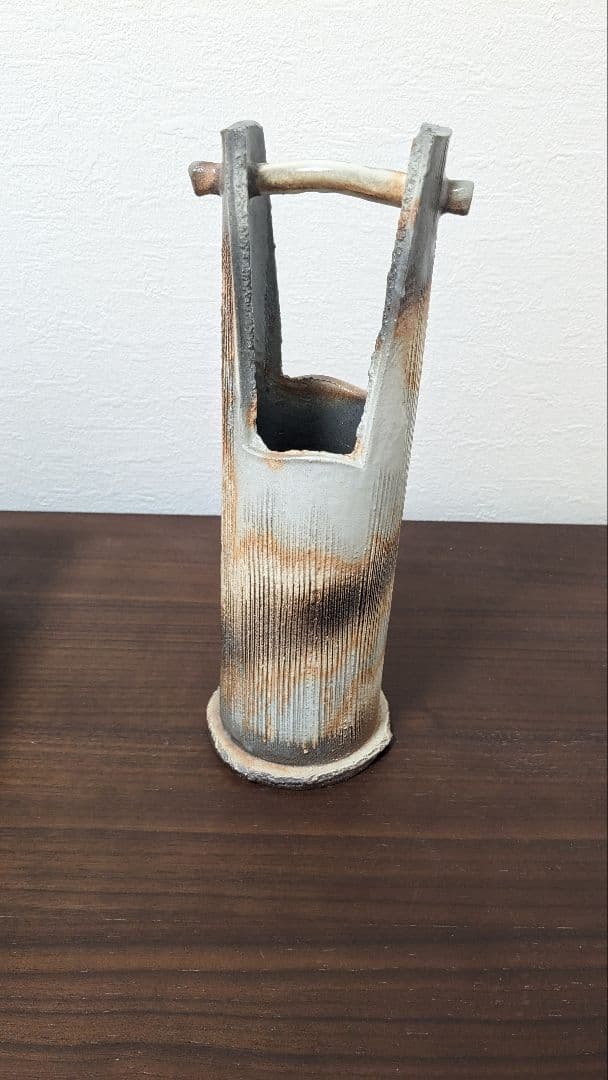 萩焼　花瓶　花入