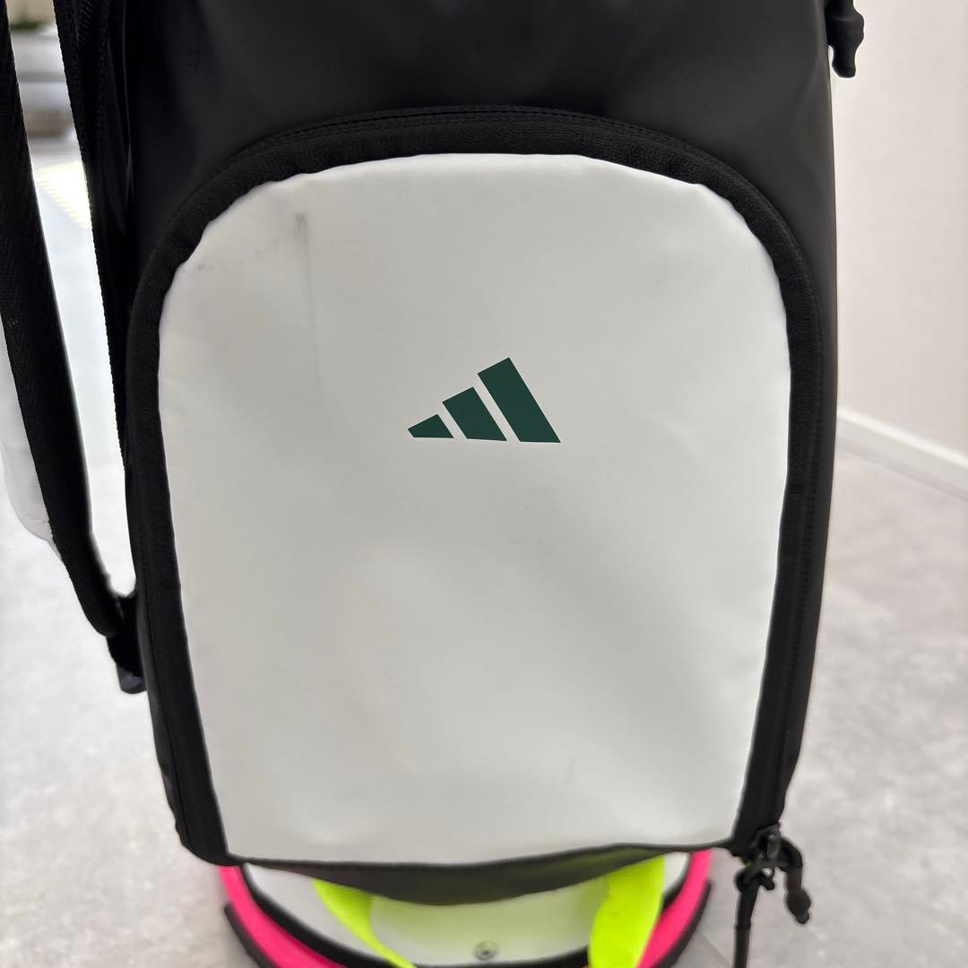 アディダス　コードカオスキャディバッグ 8.5型 軽量 ホワイト