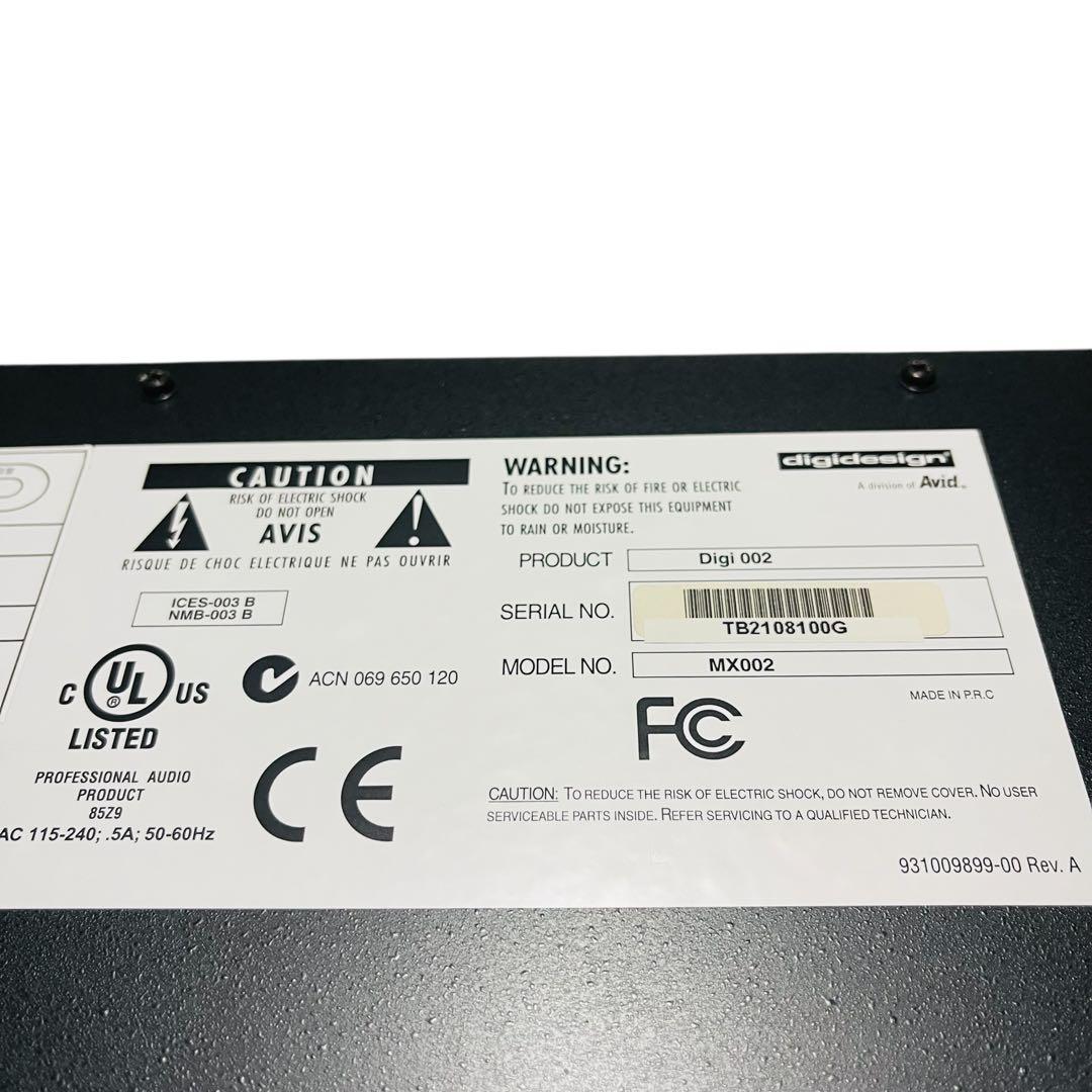 digidesign digi002 オーディオインターフェイス　ミキサー