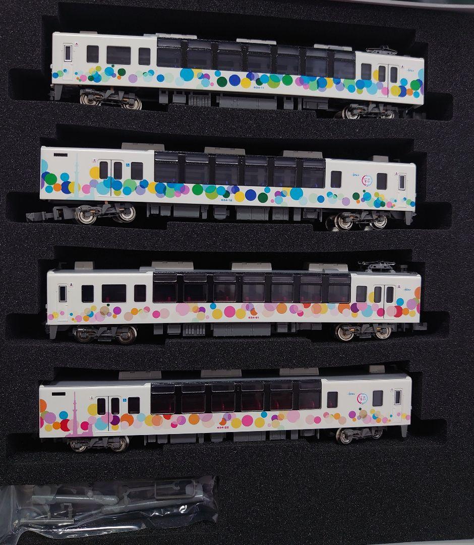 東武 634型 スカイツリートレイン 仕上品美品 2ヵ所TN付 別売幕付 GM