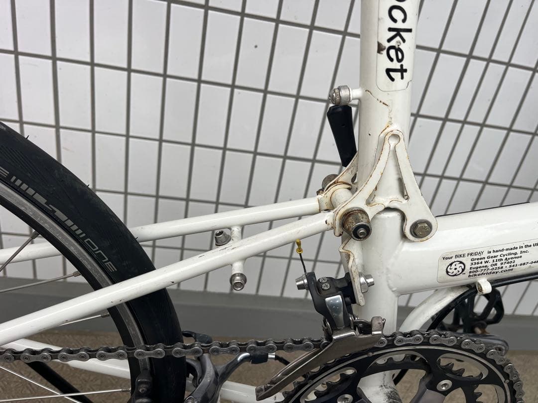 BIKE FRIDAY バイクフライデー　ポケットロケット　ホワイト