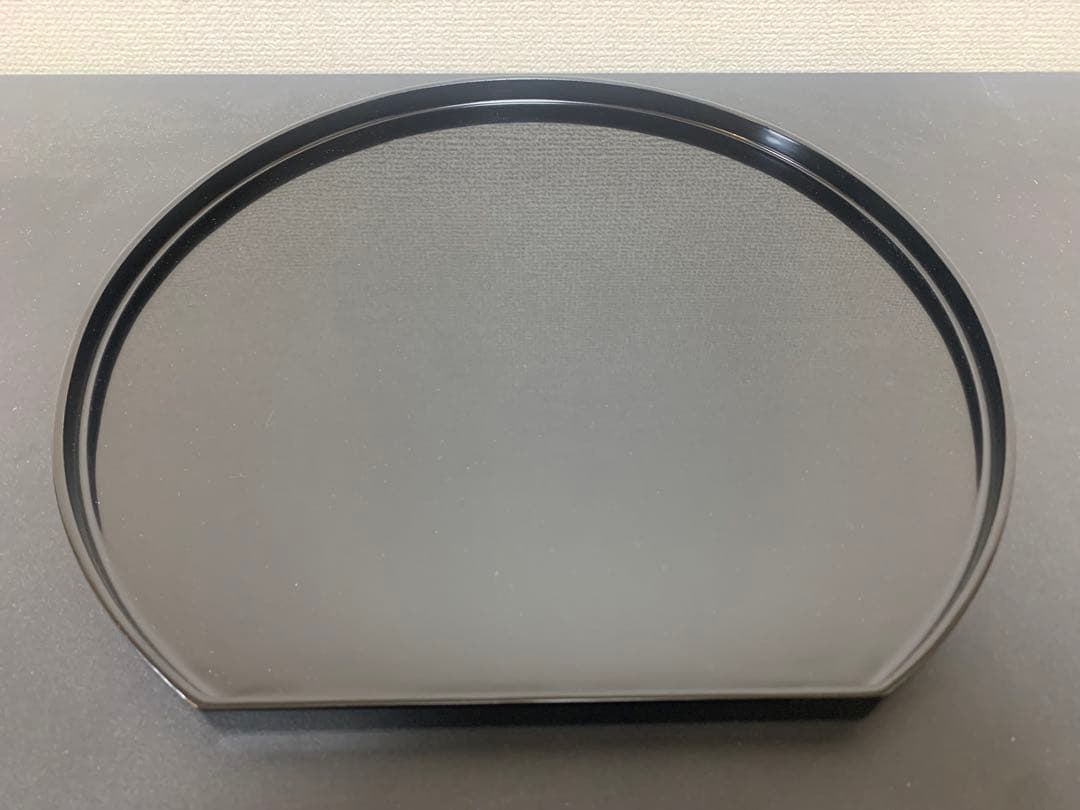 川連漆器　半月盆　尺2 尺二　5枚セット