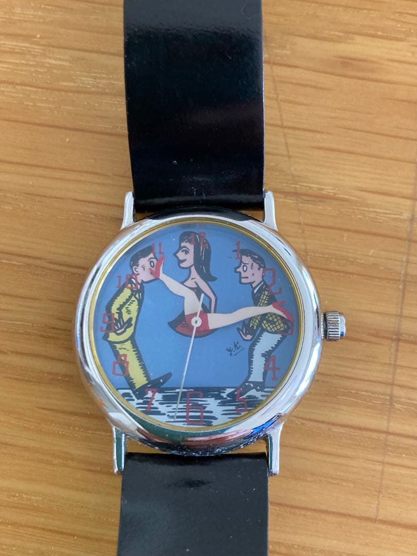 河村要助イラスト時計