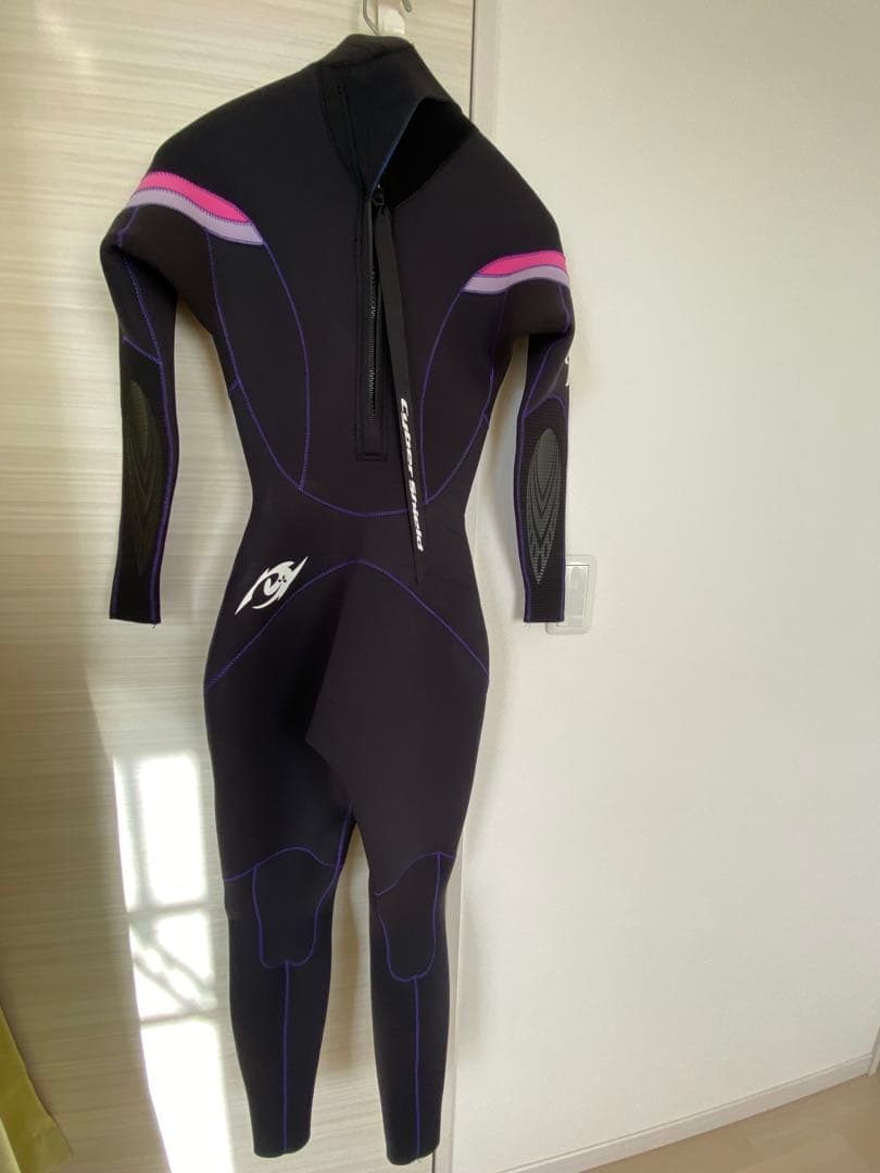 cyber フルスーツ 黒 紫 ピンク レディース フルオーダー 3mm