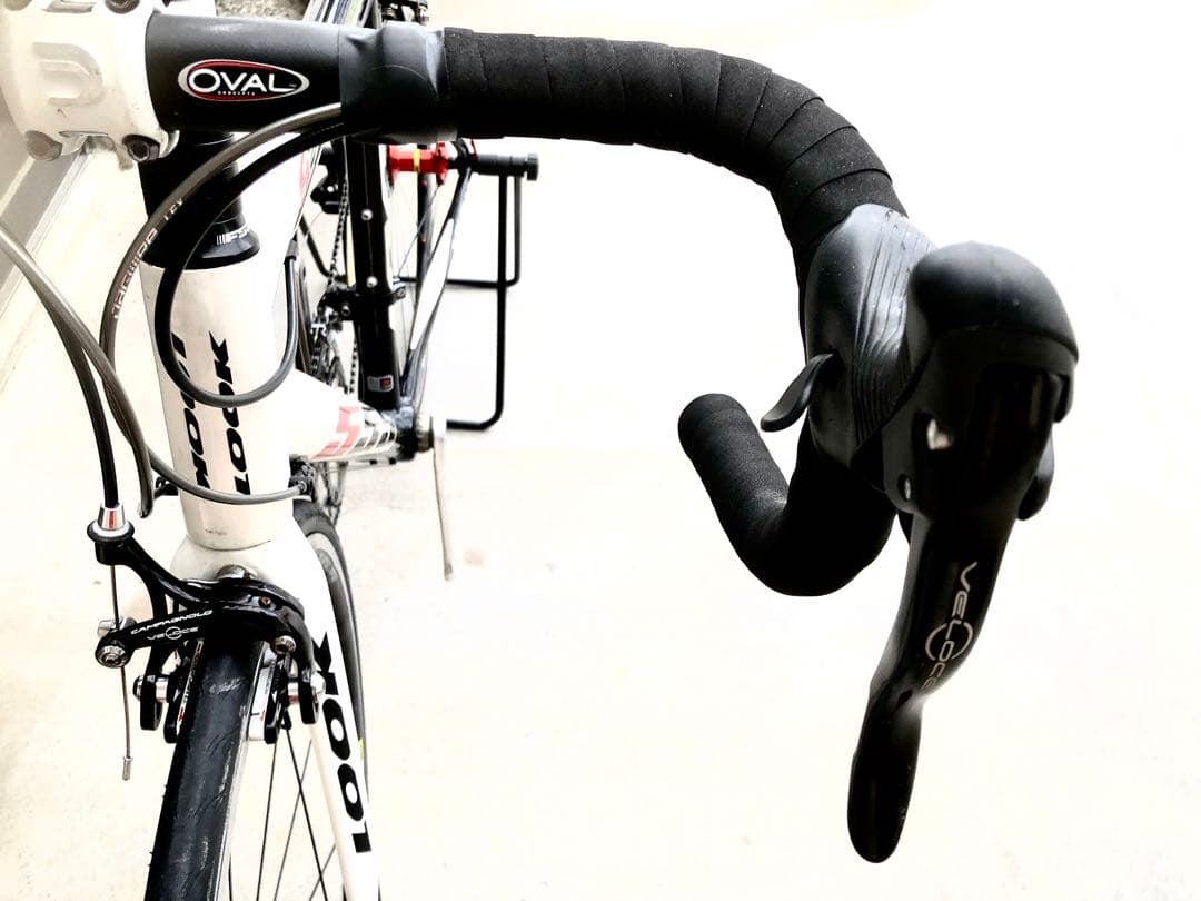 フルカーボン美品/全整備済LOOK/ルック555/新品カンパ・ヴェローチェ