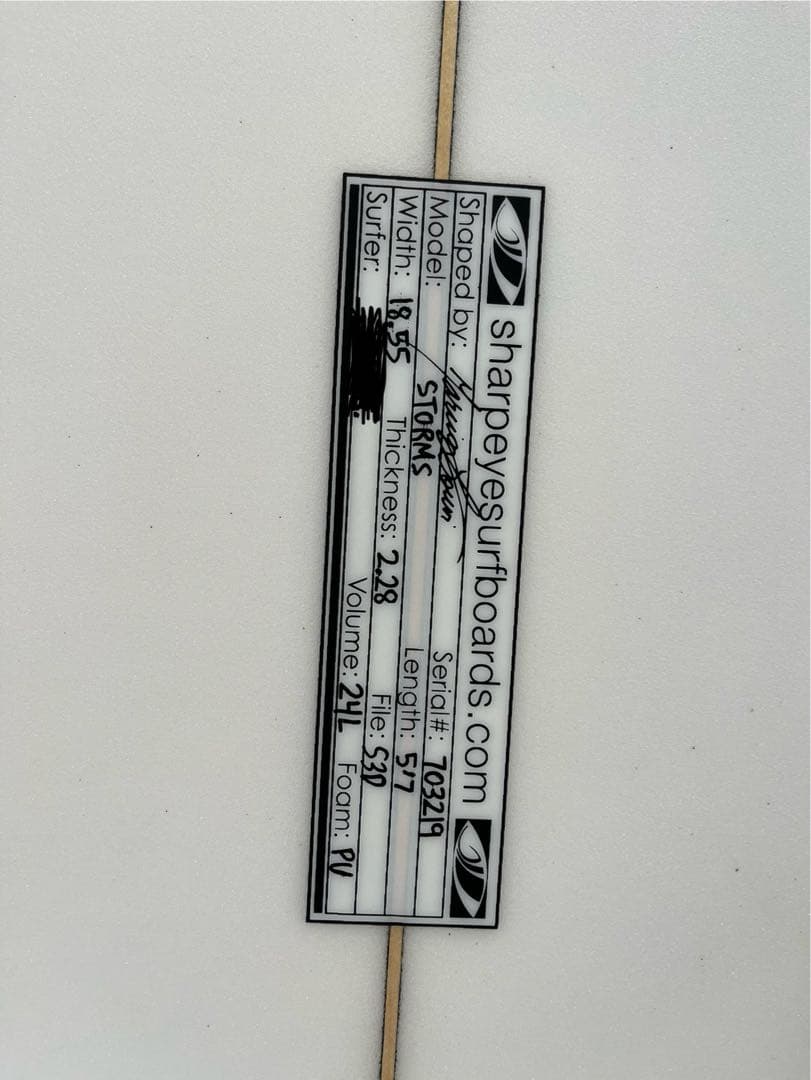 シャープアイ　ストームズ　5'7 PU