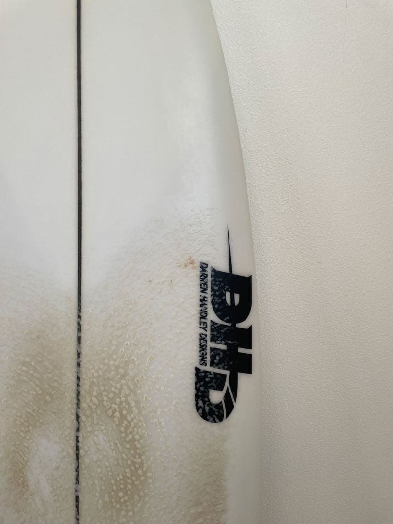 【カバー付】DHD DX1 ショートボード ホワイト/グリーン