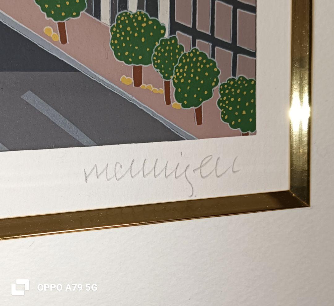 ☆神戸シリーズ　トーマス・マックナイト　限定版画　真作　入手困難　神戸の風景