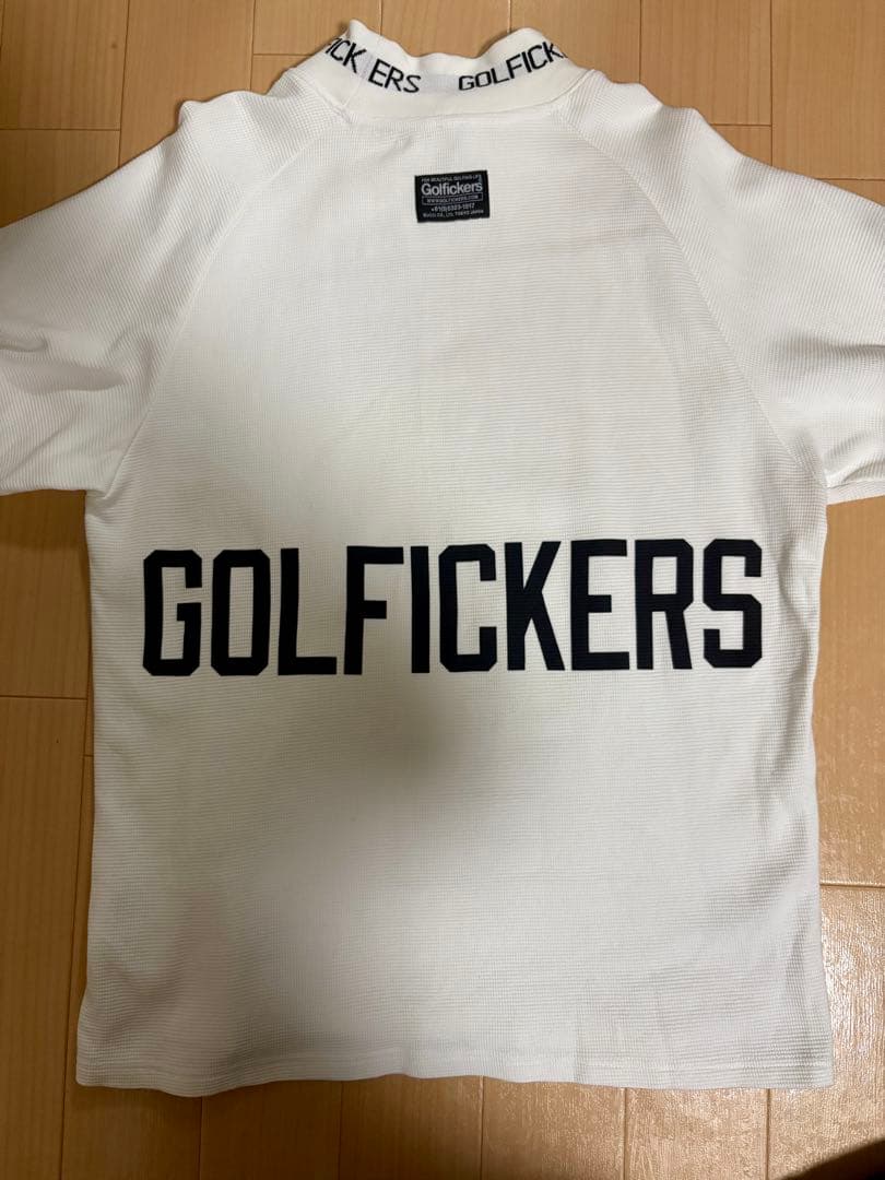 Golfickers ホワイト長袖セーター