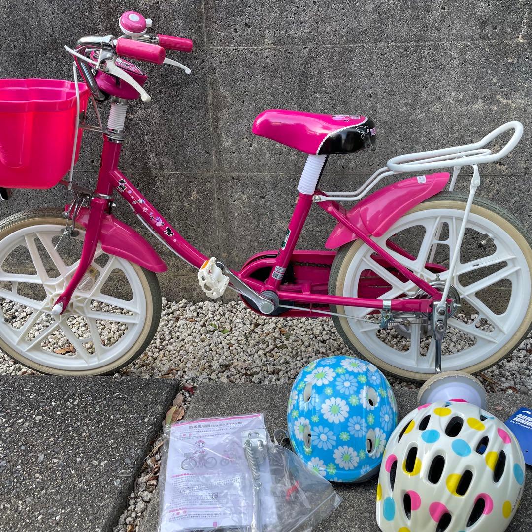 キティちゃん　ハローキティ ブリヂストン　18インチ　自転車　女の子　手渡し限定