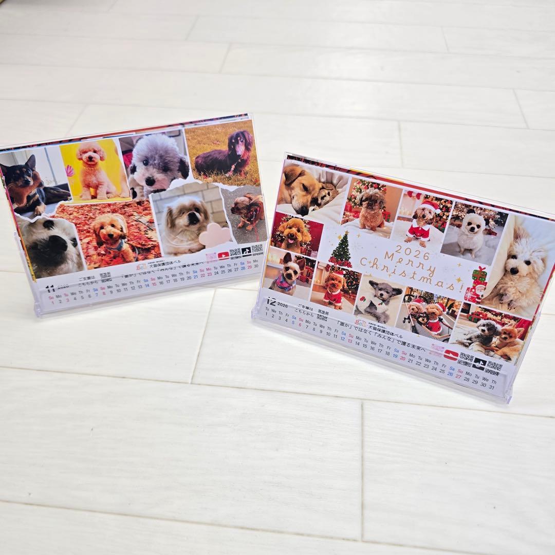 ③『犬』 卓上チャリティーカレンダー5枚セット