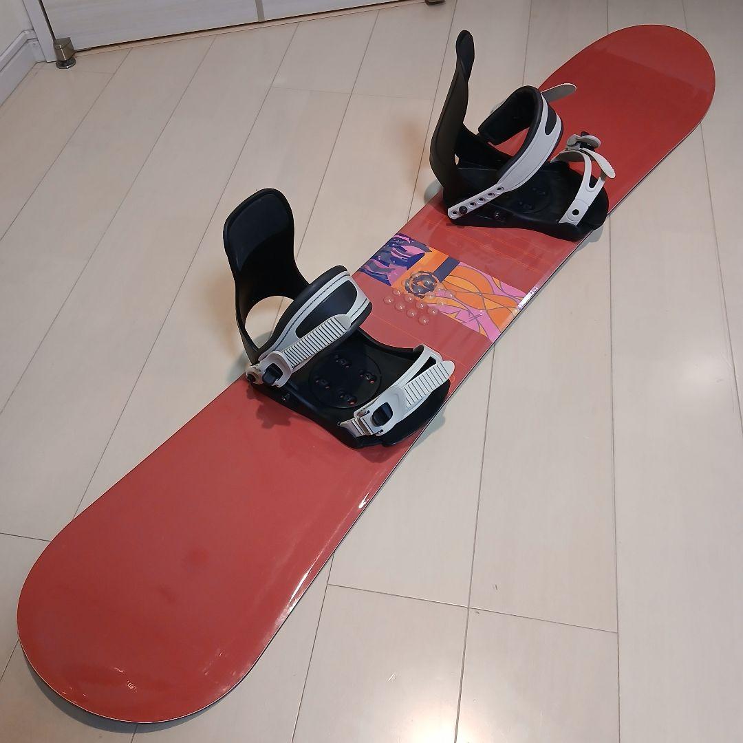 ☆美品☆ オニール　スノーボード板　142cm ビンディング付き　サイズM