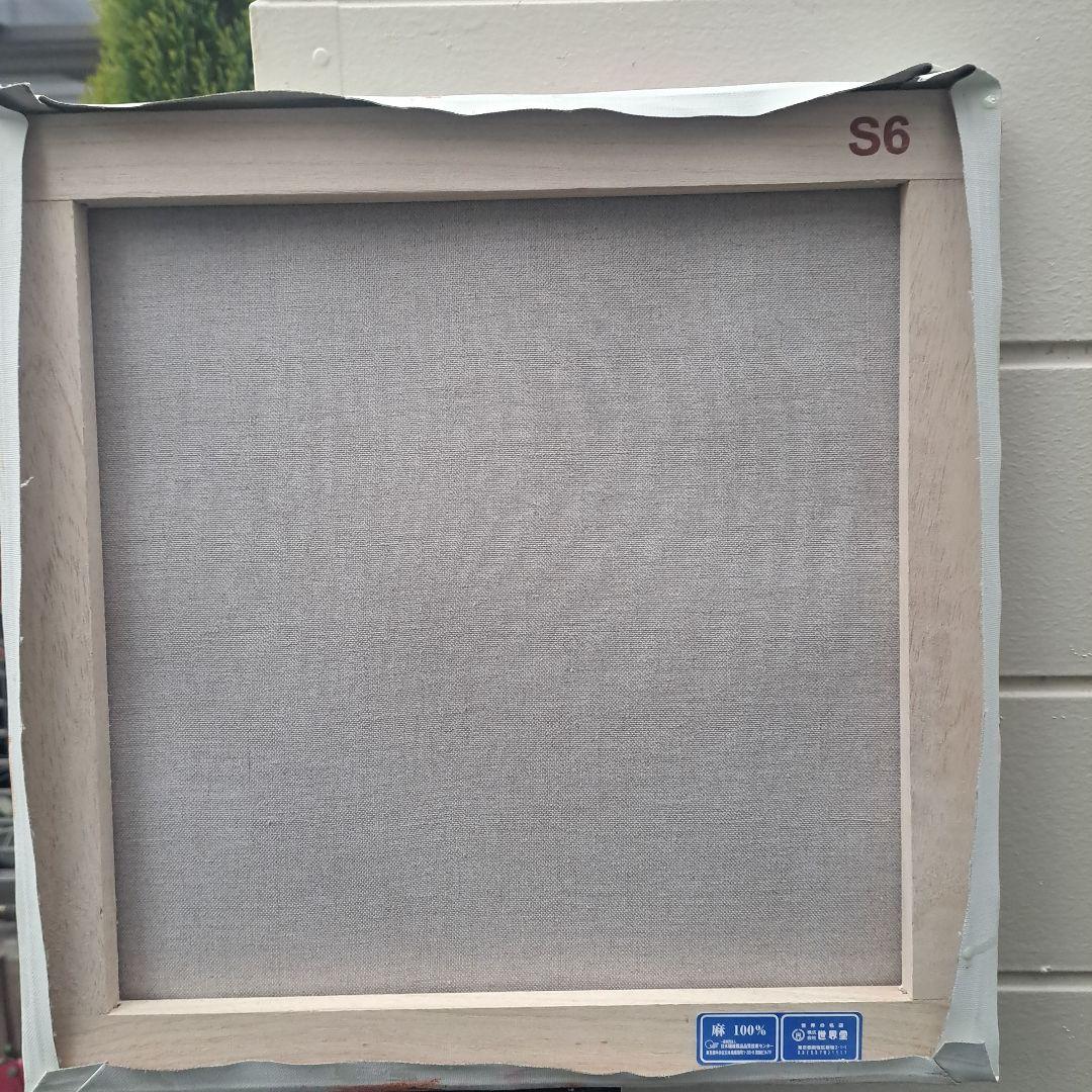 キャンバス油絵　専用　デリケートローズからアイボリーの空間 　大きいキャンパス