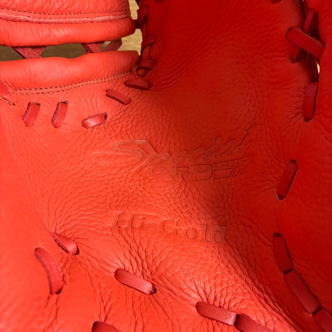 ハイゴールド スペシャルオーダー 一般軟式 ファーストミット 極美品