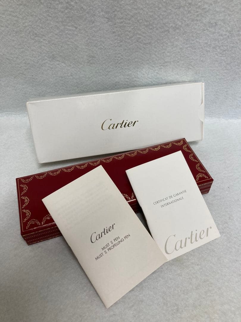 Cartier マストII ボールペン ST150146 箱説付 美品