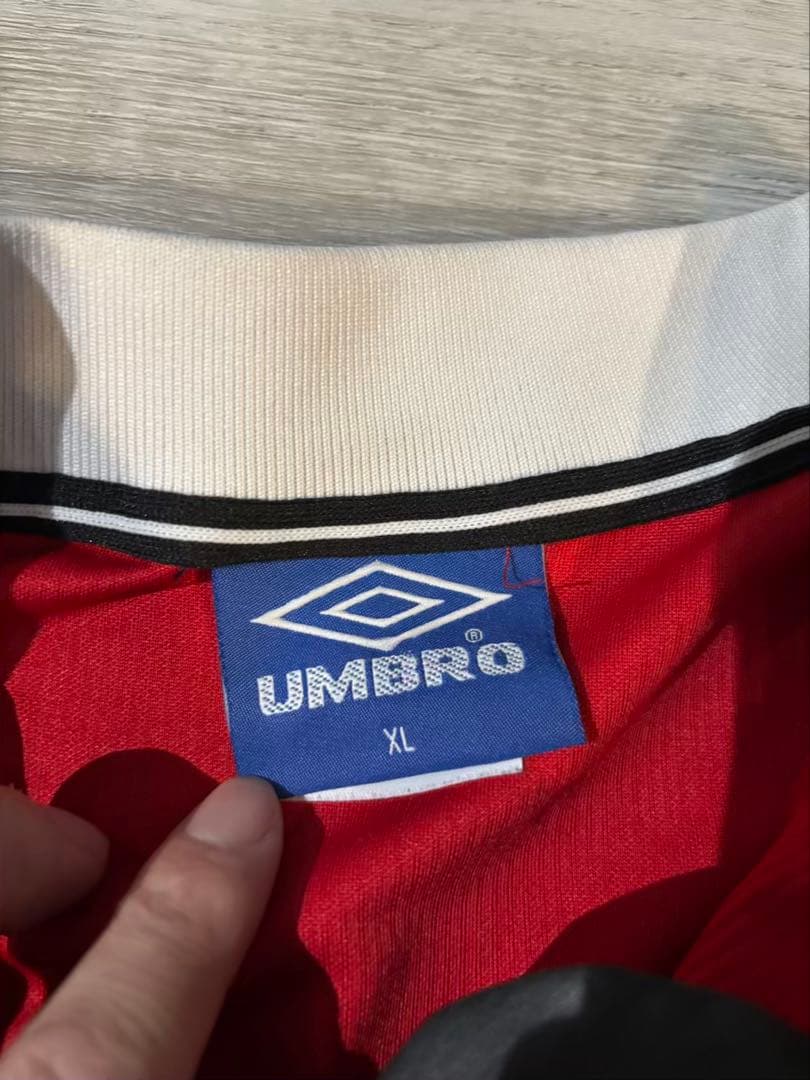 マンチェスターユナイテッド #7 ベッカムユニフォーム 襟付き アンブロ#443