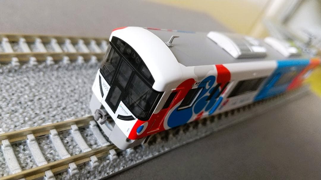 グリーンマックス 京阪3000系（万博ラッピング）先頭1両ディスプレイモデル