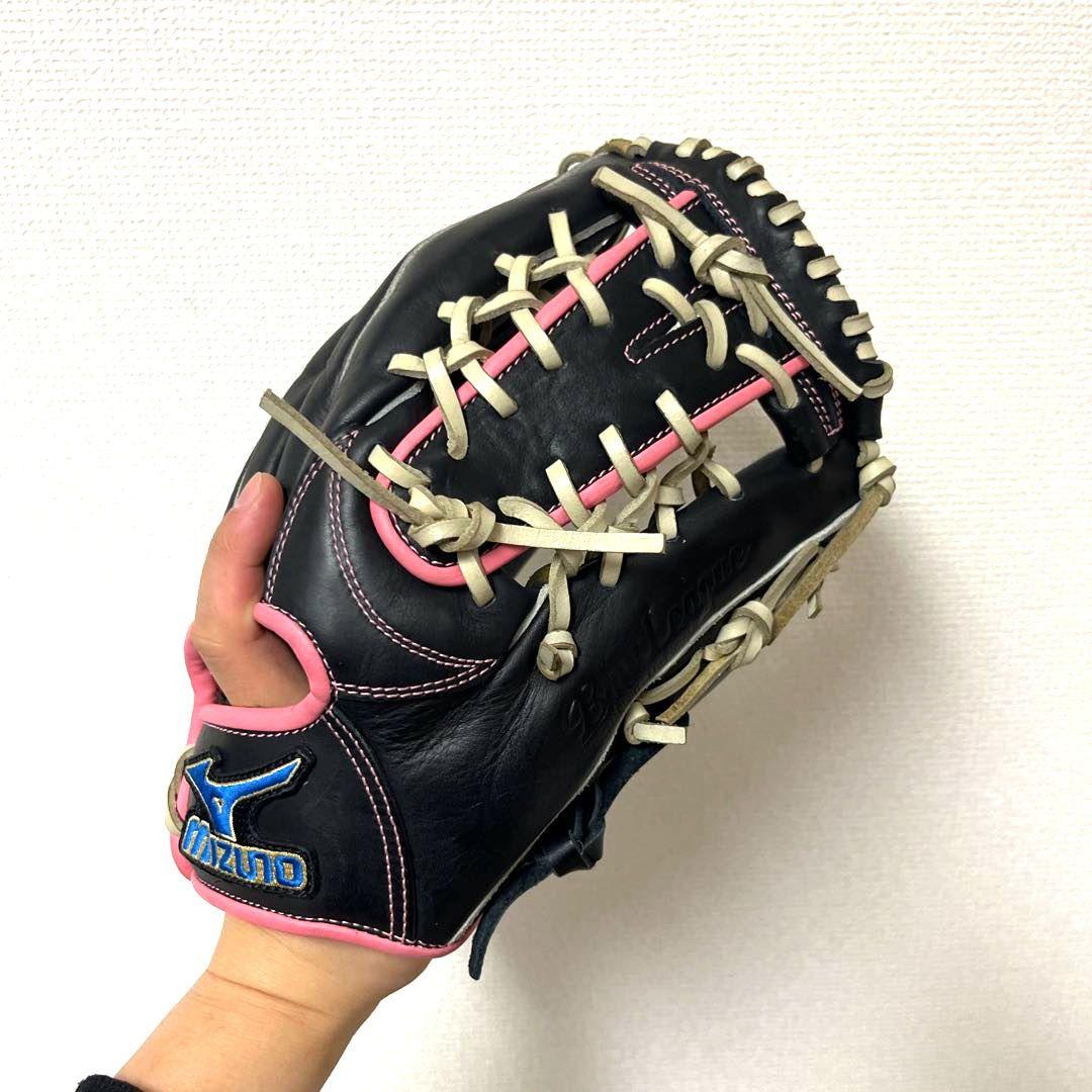 852 ミズノ ビューリーグ 極美品 軟式 オールラウンド グローブ