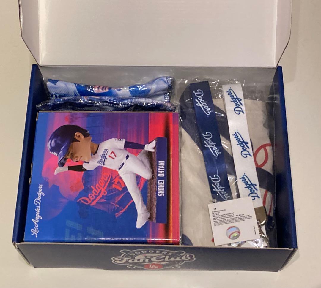 大谷翔平 ドジャースファンクラブグッズ 他7点セット／ボブルヘッド