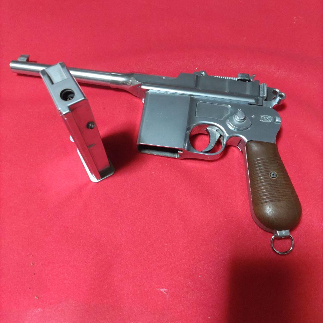 フジミ　モーゼルM712固定式ガスガンメタルフィニッシュ単連２段変則モデル