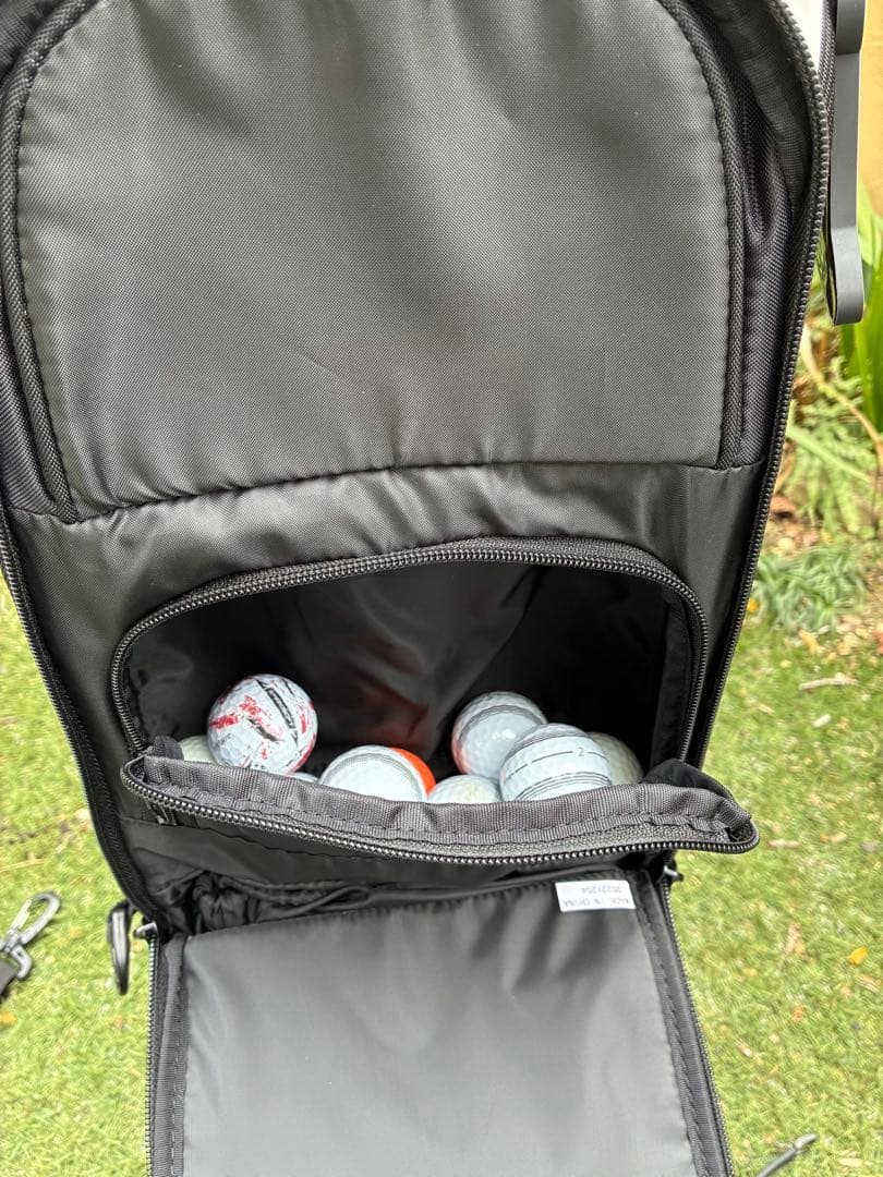 PING キャディバッグ ホワイト・ブラック　ワンポケット