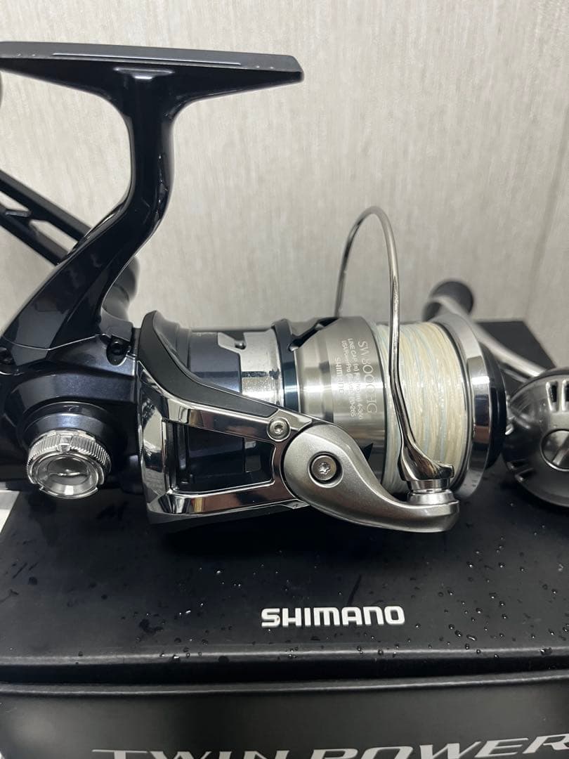 TWIN POWER SW8000HG ロングハンドル、替えスプール