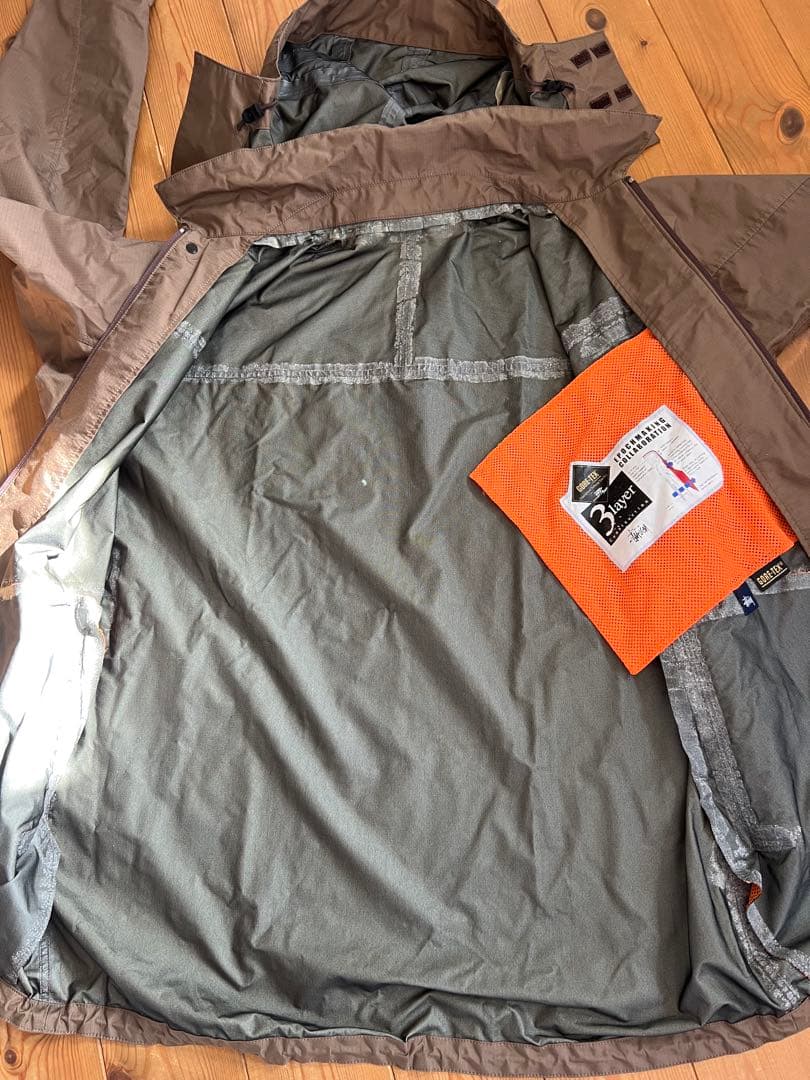 stussy ステューシー GORE-TEXスノボジャケット ブラウン Mサイズ