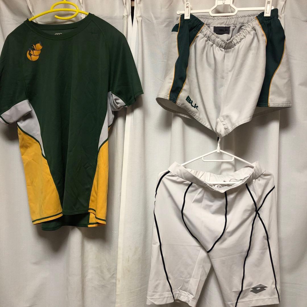 ラグビーウェア 短パンスパッツセット