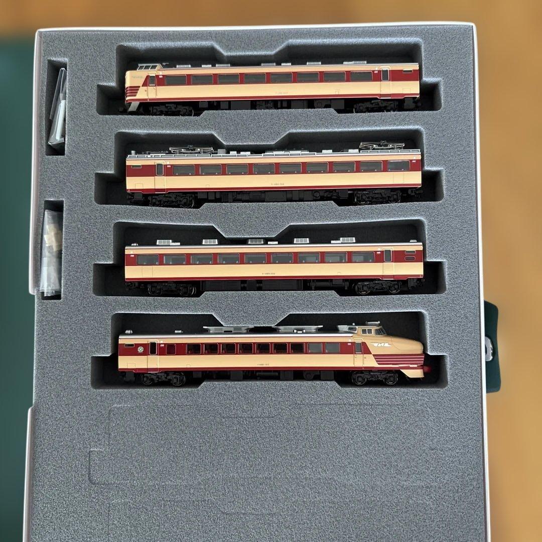 【希少】KATO 485系 特急「みどり」 4両セット④連結用カプラー交換済み