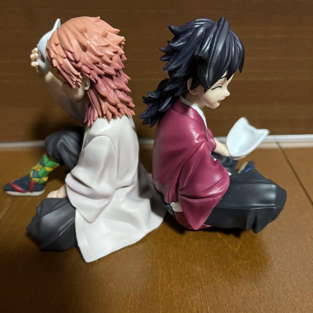 鬼滅の刃 一番くじ ふめつのきずな 弐 ラストワン賞　フィギュア 冨岡義勇 錆兎