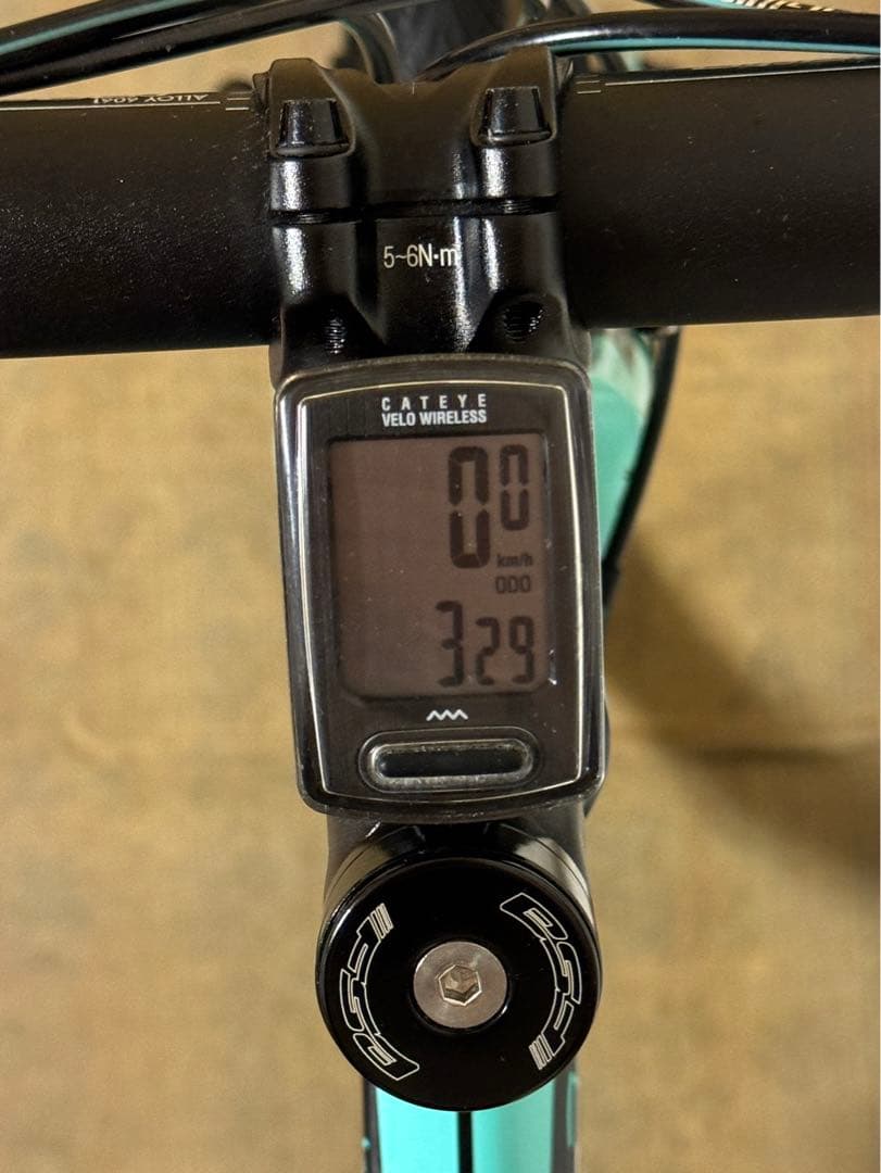 Bianchi via nirone7 Celeste TIAGRAコンポセット