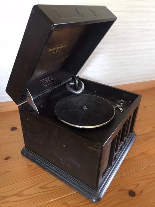 動作確認済　Columbia卓上蓄音機 No.420　付属カバー付　アンティーク